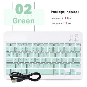 Universal 10 inch Bluetooth Wireless Keyboard For Tablet Android IOS Windows 78-Key Gaming Keyboard For PC iPad Korean Keyboard
