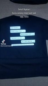 KAOS CHAT WA/BAJU HALO BRO MAU PINJAM UANG VIRAL KEREN-KATA KATA REQWES BAHAN ADEM CASUAL