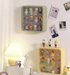 ชั้นวางโมเดล อะคริลิค กันฝุ่นวางซ้อนกันได้ ดีไซน์สวยงาม กล่องอะคริลิค แบบใส กล่องใส่โมเดล ชั้นวาง art toy กล่องโมเดล Model Display Box มี 4 สีให้เลือก