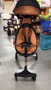 เบาะรองรถเข็น นุ่มนิ่ม เนื้อผ้าสเปนเด๊กซ์ ระบายอากาศดี ซักเครื่องได้ ใช้กับรถเข็นตระกูลV1V3V5V8 FIN-551-552-631-632