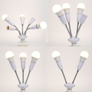 Practical Multi Lamp Holder Adjustable E27 Adapter Converter for LED Light Bulb Socket