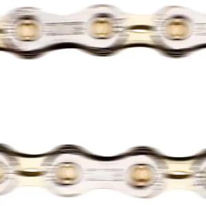 SUMC | SUMC Half-Hollow Ultralight Bike Chain 8/9/10/11/12 Speed Gray Gold Plating With Quick Link Fits MTB Road Folding Bicycle