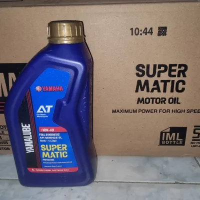 Oli Yamalube Super Matic Oil Mesin10W-40 1Liter 1L Perdus 1 Karton x 24 Botol