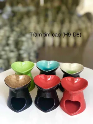 Đèn tinh dầu đốt nến ( chọn nhiều mẫu ) xông hương thơm phòng đuổi ruồi muỗi _ Gốm Sứ Bát Tràng