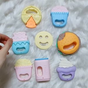 BINBINZ | Rattle Teether Set Teether For Chewed Baby Teething Period Food 8pcs
