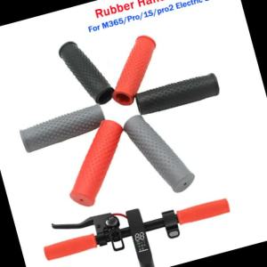 1 Pair Rubber Handlebar Grip for Xiaomi M365/Pro/1s/Pro2 Electric Scooter Accessories Non-slip Black Skateboard Riding Parts