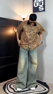 JINISO - Denim Oversize Baggy Loose Jeans Pria 770