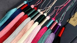 (1 cái) Tua rua cổ trang dài 25cm nguyên liệu làm trang sức cổ trang nguyên liệu DIY. Phụ kiện Khánh Huyền