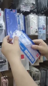 Bộ dụng cụ 4 cây thước nhựa cứng học sinh Deli - Kèm túi zip - E9597