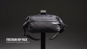 Matador Freerain Waterproof Packable Hip Pack 2L - Lightweight Waist Bag for Travel Hiking & Outdoor Adventures