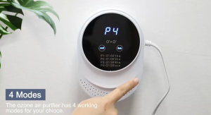 Air Ozone Generator With Touch Screen with high formaldehyde removal rate Pet House Smart Air Purifier Deodorization