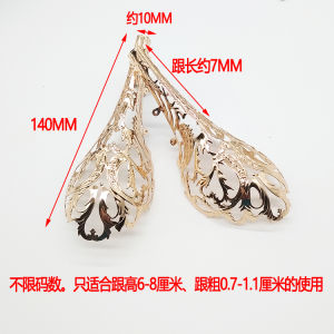 Shoe Buckle High Heels Decorative Sequins Metal Accessories Repair Shoes Shoe Flowers Back Clip for Womens Footwear