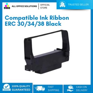 AOS Compatible Ink Ribbon ERC 30 ERC 34 ERC 38 ERC 30/34/38 black (12 Packs)