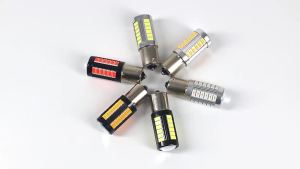 Oprah 2pcs LED 1156 BA15S P21W 1157 BAU15S PY21W P21/5W BAY15D For Car Truck ATV Light 5630SMD Turn Signal Lamp DRL Bulb 12V 24V