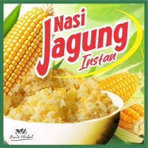 nasi jagung instan/gerit jagung/ampok jagung. 500 gram