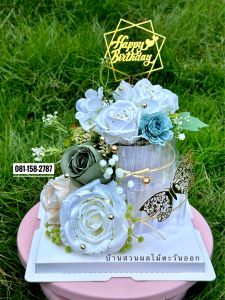 เค้กเธนบัตร เค้กแบงค์ เค้กเงินไฮโซ3มิติ 730ส่งฟรี เค้กใส่เงิน 2ชั้นM