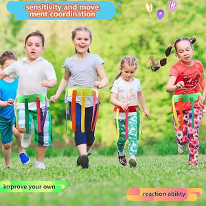Boys and Girls Chasing Game Belts Ribbons Interactive Tail Game for Outdoor Sports Activities Teamwork Development and Family Fu