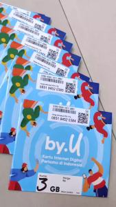 Grosir Kartu Perdana By.U Kuota 7gb 3gb Masa Aktif Selamanya By Telkomsel