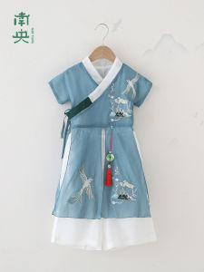 Original Style Boys Hanfu Summer Long Shirt Performance Clothes Improved Children Tang Costume Traditional Ancient Outfit for Kids