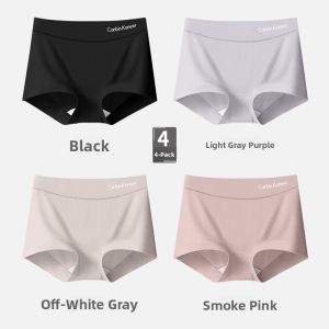 CarbinKoneer | CarbinKoneer Womens Underwear Breathable Thin Modal Antibacterial Mid High Waist Abdomen Control Seamless Comfortable Cotton Panties