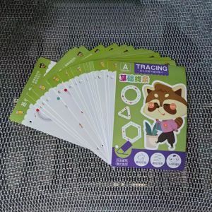 เด็กวัยหัดเดินปากกาควบคุมสมุดงานการฝึกอบรม Baby Magical Tracing Practice Copybook นํากลับมาใช้ใหม่การเขียนหนังสือภาพการศึกษา