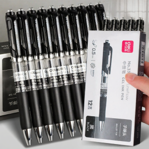 deli | Bút Dùng Cho Thi Đậu Đầu 0.5mm Màu Đen