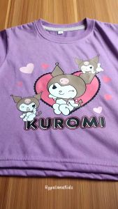 Baju Atasan Anak Perempuan Lucu Import 1 - 10 Tahun Gambar Kuromi - Hypelane Kids - DTF