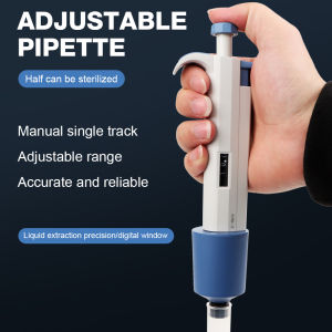 2-10ml Laboratory Pipette Adjustable Single Channel Digital Micropipette With Pipettor Tips Autoclavable Sample Dispenser