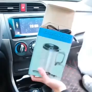 Inner and Outer Steel 12V and 24v car thermal mug car water bottle stainless steel car heating