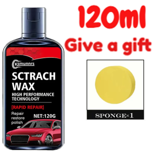 Fasilawei Car Scratch Repair Wax and Polish - Professional Grade Vehicle Scratch Remover Enhances Gloss and Brightness