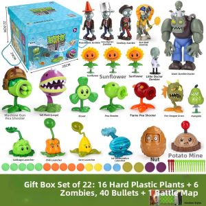 CHANZHE | Plants vs Zombies Toy Set Ejectable Function