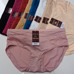 5 Quần Sịp Lót Nữ Briefs Thun Lạnh Co Giãn 55kg Đến 75kg MARKETONLINE68