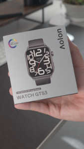 สินค้าใหม่ Aolon GTS3 นาฬิกาข้อมืออัจฉริยะ 1.85 นิ้ว หน้าจอ Amoled แสดงผลตลอดเวลา การตอบสนองการโทร WhatsApp อัตราการเต้นของหัวใจ ออกซิเจนในเลือด จังหวะการวิ่ง การโทรผ่านบลูทูธ ยกเพื่อเปิดนาฬิกาข้อมือ