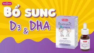 Buonavit D3forte bổ sung vitamin D3 DHA giúp bé cao lớn thông minh | Nhập khẩu chính hãng từ Ý