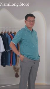 Áo Thun Nam Có Túi Có Cổ Kiểu Suông Vải Cotton Mềm Mát COMBO 4 Áo Siêu Tiết Kiệm Áo Hoạ Tiết