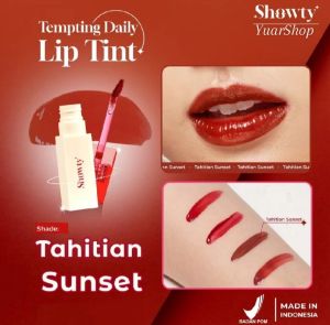 SHOWTY Tempting Daily Lip Tint | All Shade | Tahan 12 Jam di Bibir
