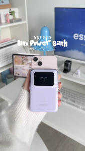 Pin sạc dự phòng không dây từ tính 10000mAh Ugreen Uno | Sạc nhanh PD 20W | Màn hình TFT | BH 18 tháng 1 đổi 1 45327 45328