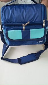 VCOOOL DOUBLE DECK TOTE BREASTMILK STORAGE OUTDOOR PICNIC COOLER BAG VCOOL Insulated Thermal Bag