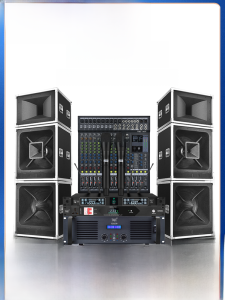 TQE Professional Stage Coaxial Remote Speaker Set 18 Inch Outdoor Wedding Full Frequency High Sound Horn HiFi Wooden Box Speaker