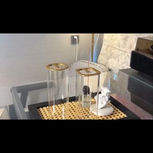 Modern Glass Incense Burner with Detachable Ash Collector – Sleek Metal and Transparent Design for Home Office Yoga Meditation Decor Anti-Fly Ash Feature Ideal Gift for Incense Enthusiasts Incense Holder