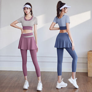 Celana Rok Panjang Olahgara Leggings Muslimah Fitness Zumba Aerobik Import