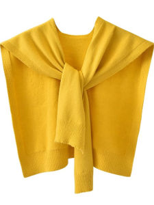 Áo Khoác Len Dệt Kim Mùa Xuân Thu Thời Trang Cho Nữ Áo Khoác Ngoài Áo Sơ Mi Khăn Choàng Vai Phụ Kiện Thời Trang