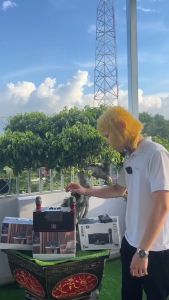 [ Hàng Mới GIÁ TỐT ] Loa Di Động Karaoke 2 Micro Hát Karaoke YS208 Bass Trầm Cực Chuẩn Công Suất 35W Đèn RBG Đánh Cực Mạnh Dễ Dàng Mang Đi Mọi Nơi