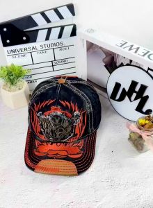 Nón kết mũ kết Địa lửa phối vải jeans xịn chuẩn thời trang (Ảnh thật) - CC0799