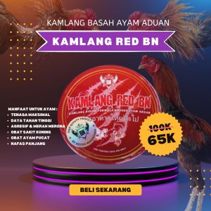Kamlang Basah Ayam Aduan Red Bn 200ml Membentuk Otot Padat Agresif Sehat Menambah Stamina Tenaga Obat Ayam Sakit Kuning.