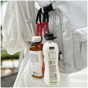 สายสะพายน้ำดื่มแบบพกพาสำหรับปีนเขา สายรัดน้ำดื่มสตางค์สำหรับใส่เสื้อผ้าและมีหัวเข็มขัดแบบซิลิโคนสำหรับใช้กลางแจ้ง