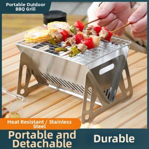 PATGEAR | Foldable Outdoor & Indoor Stainless Steel Charcoal Stove