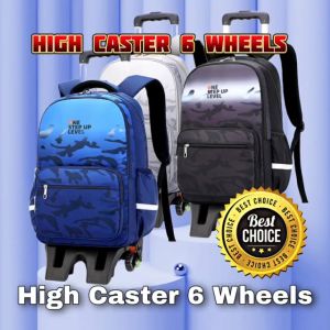 Quality Beg Roda Sekolah Budak / Kids Trolley School Bag high caster roller beg wheels bag 学生高脚拉杆书包