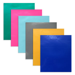 6 Pack 12"X10" 6 Colors Removable Adhesive Craft Vinyl Sheets for Cut Craft DIY Cup Glass Phone Case Decor EASY TO CUT & WEED