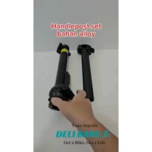 Handlepost set sama stem bahan alloy dudukan tiang stang oversize 28.6 mm sepeda lipat 16 20